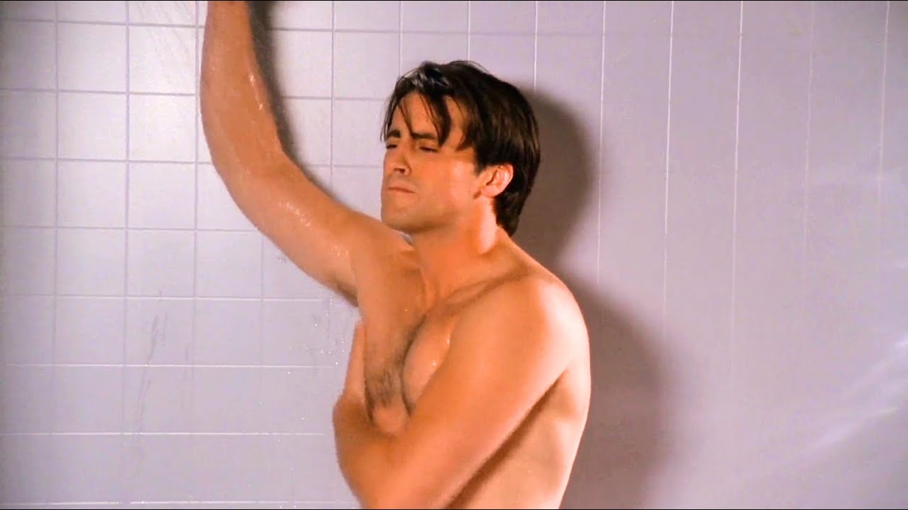 joey doing some butt acting in the shower